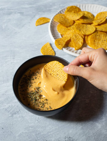 queso vegano para mojar